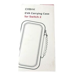 COBAK EVA Carrying Case for Nintendo Switch 2 Black Travel Case Gaming Storage